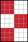 Цветная схема узора 1 (ч/б)
