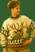 Пуловер с большим оленем (8)