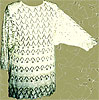 Пуловер из меланжевой пряжи