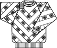 Модель 2. Пуловер с рукавом реглан