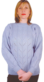 Глубой пуловер (увеличение)