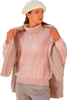 Модель 1. Розовый пуловер
